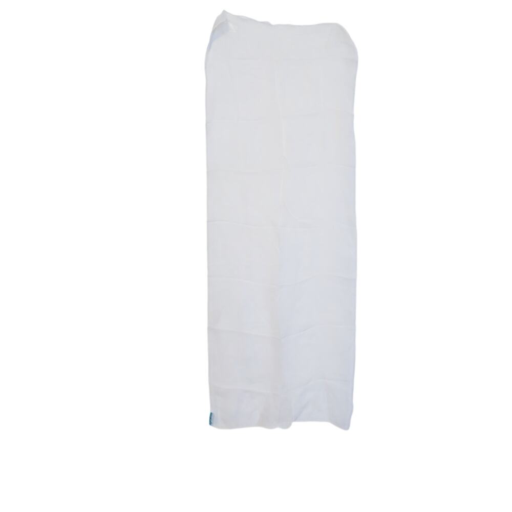 Vintage Scarf 18x44 White Sheer Rectangular Lightweight Neck Head Wrap Accessory